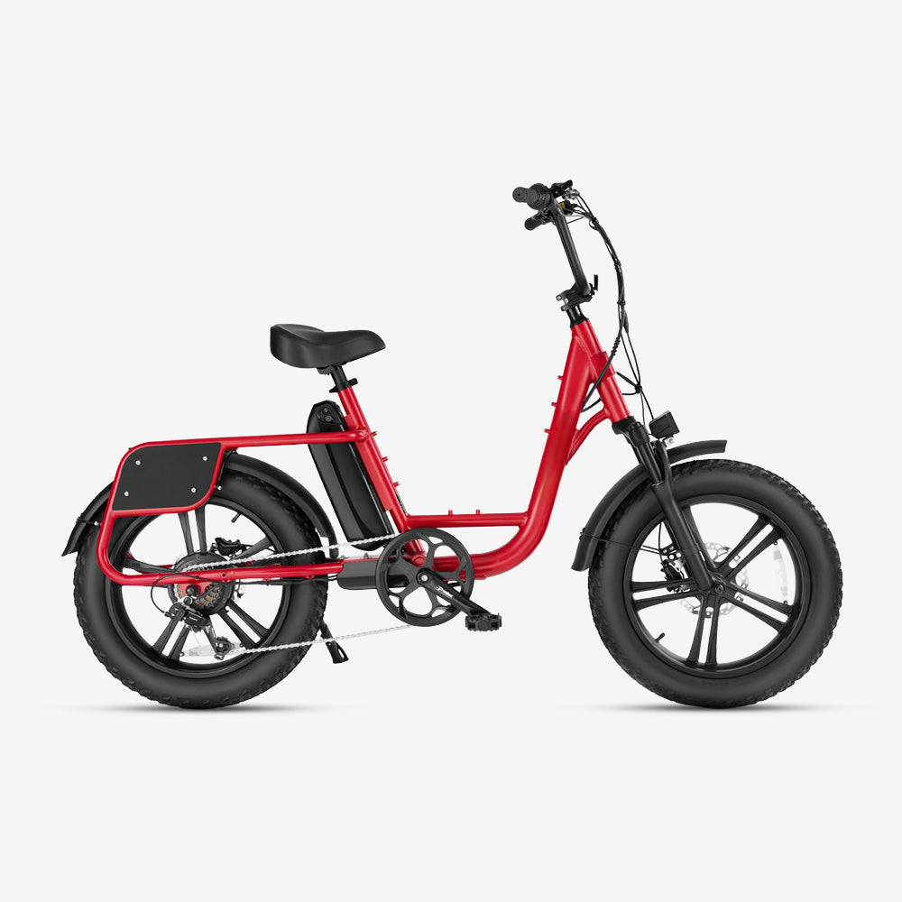 750w electric bicycle OUXI RX7 1000W 48V 20" Fat Tire Bike Blue day use Olic 750W 48V Horse Power