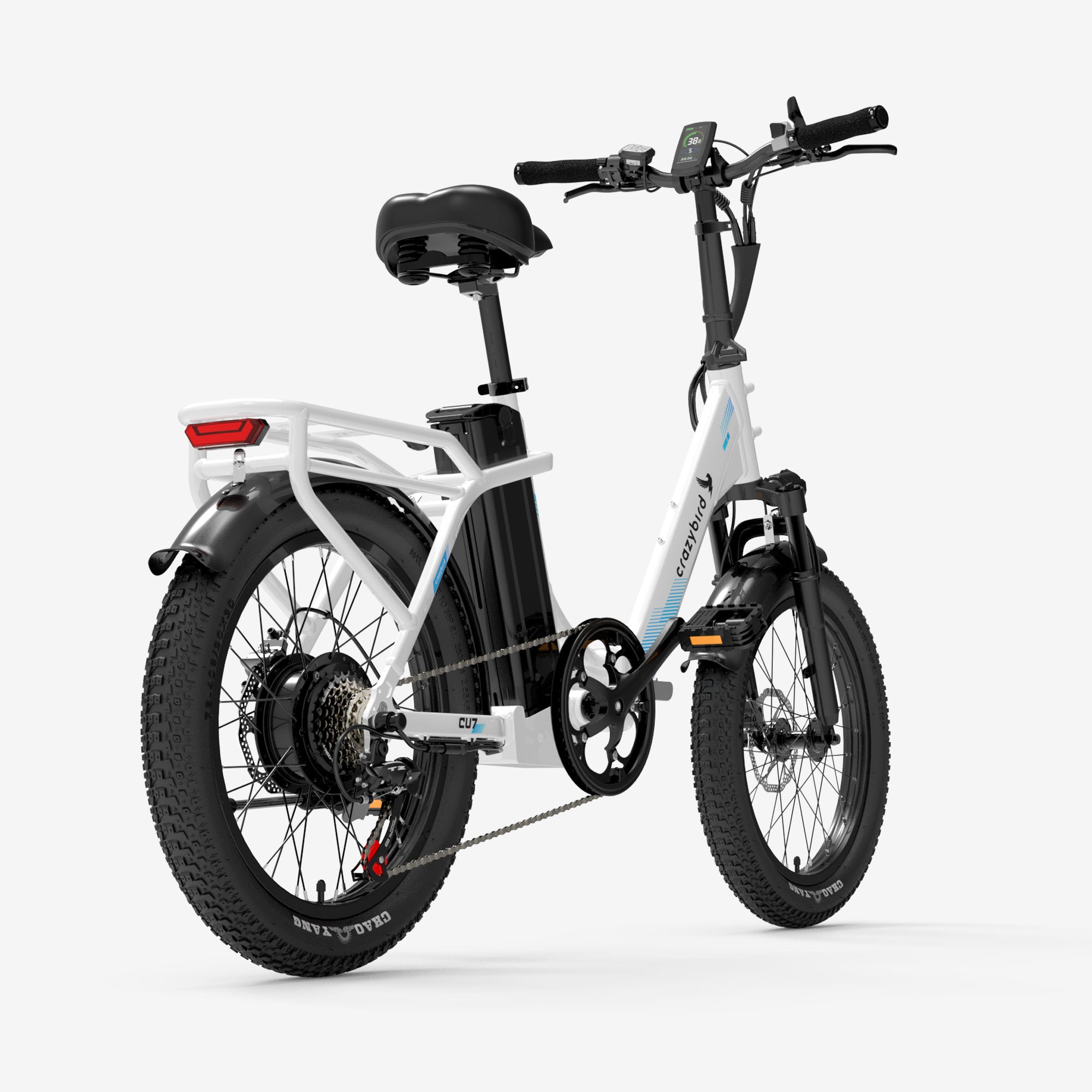 Crazybird-CU7 Electric Bike for Adults, 500W Motor 20” Tire 48V